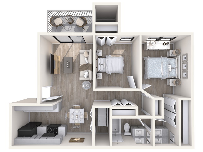 2 Bed /1 Bath Partial Renovated 2067 2067 floor plan